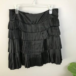 3/$25 Jenny Han Anthro Silk Pleated Skirt Medium